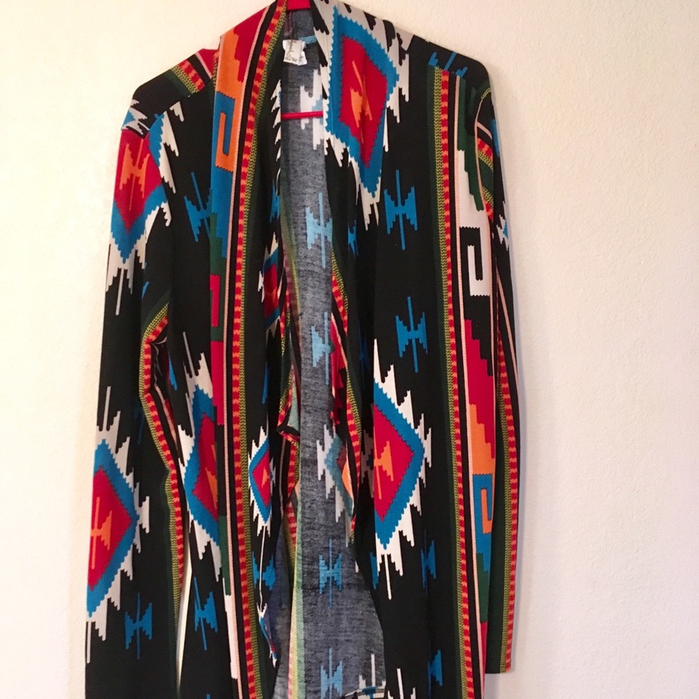 Aztec print Southwest Cardigan